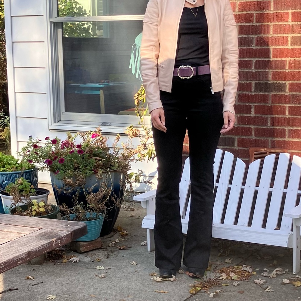 J. Crew Skinny Flare Jean in Black